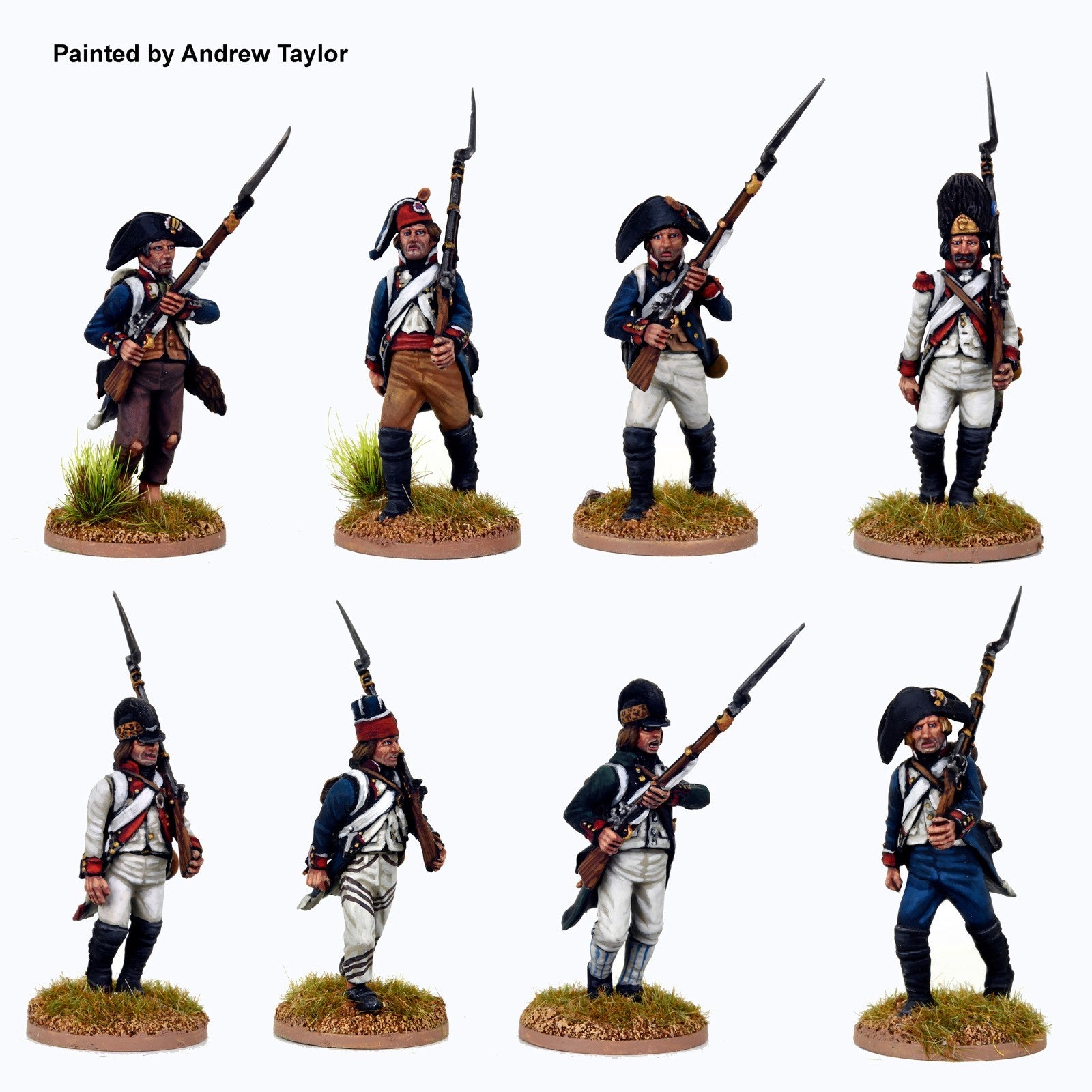 Perry Miniatures 28mm Hard Plastic Revolutionary French Infantry (1789-1802) - REVF80