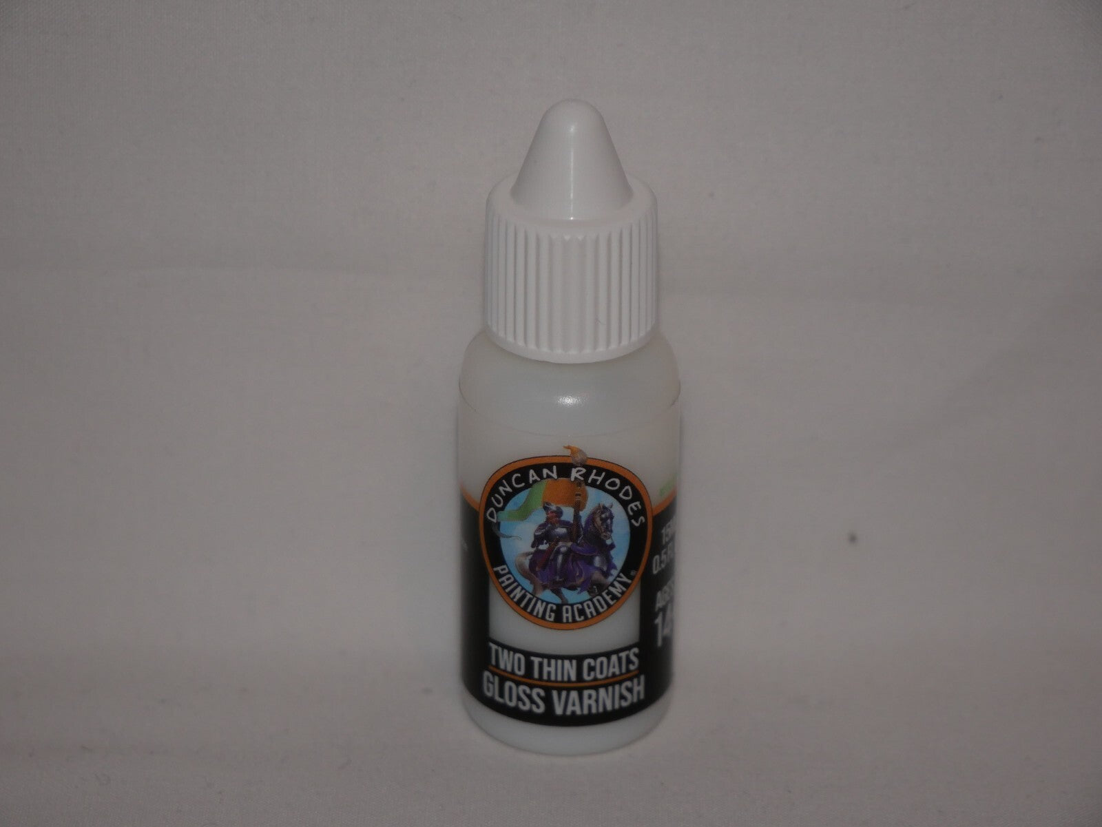 Duncan Rhodes Painting Academy Two Thin Coats Gloss Varnish 15ml Bottle - 10512