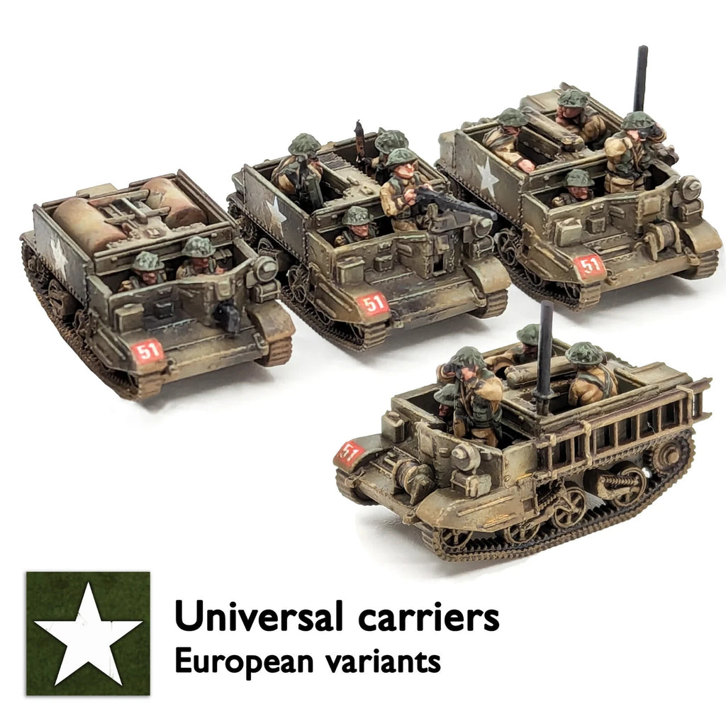 Victrix 1:144 Scale Universal Carrier With Europe & Desert Crew Options VG12031