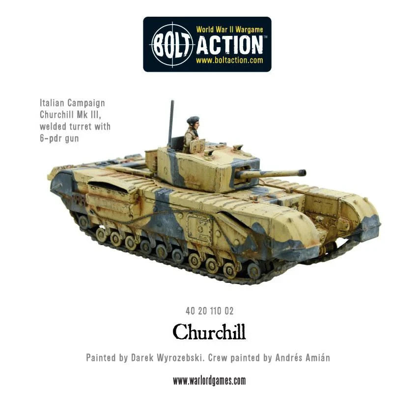 Warlord Games Bolt Action 1:56 Scale WWII Churchill Infantry Tank - (402011002)