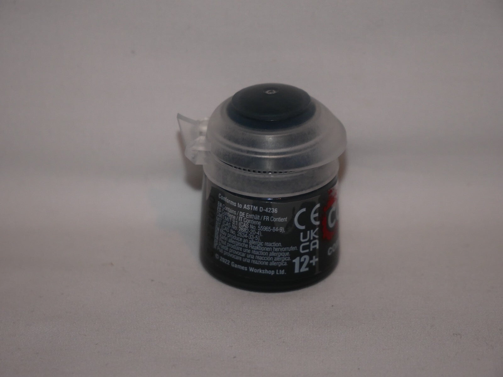 Games Workshop Citadel Colour Base Corvus Black Acrylic 12ml Paint Pot - (21-44)