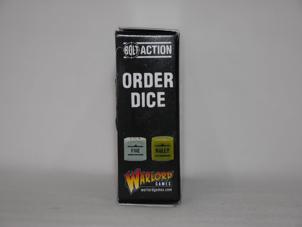 Warlord Games Bolt Action 1:56 Scale 12x Black Coloured Order Dice - (402616009)