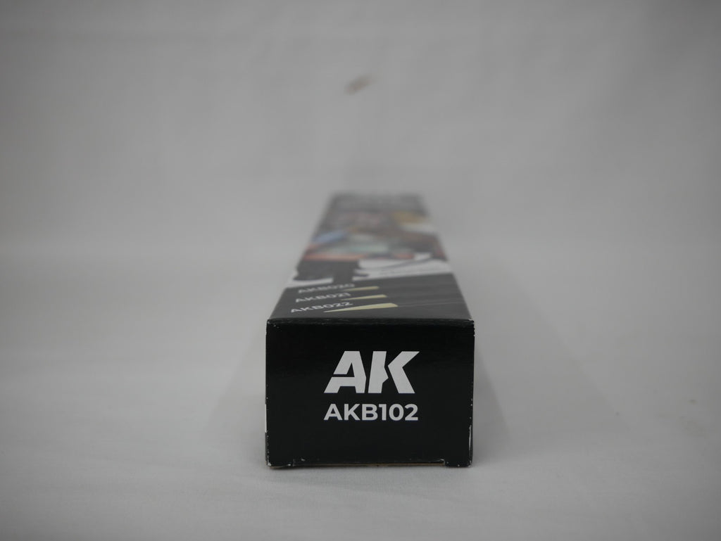 AK Interactive Tabletop Synthetic 3 Piece Miniature Painting Brush Set - AKB102