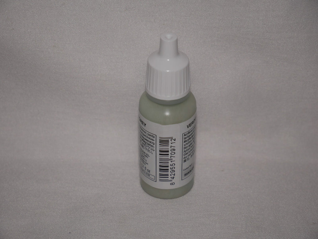 Vallejo Model Color Light Green Grey Acrylic 17ml Dropper Bottle - 70.971