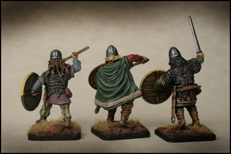 Victrix Warriors Of The Dark Ages 28mm Scale Hard Plastic Vikings Models VXDA001