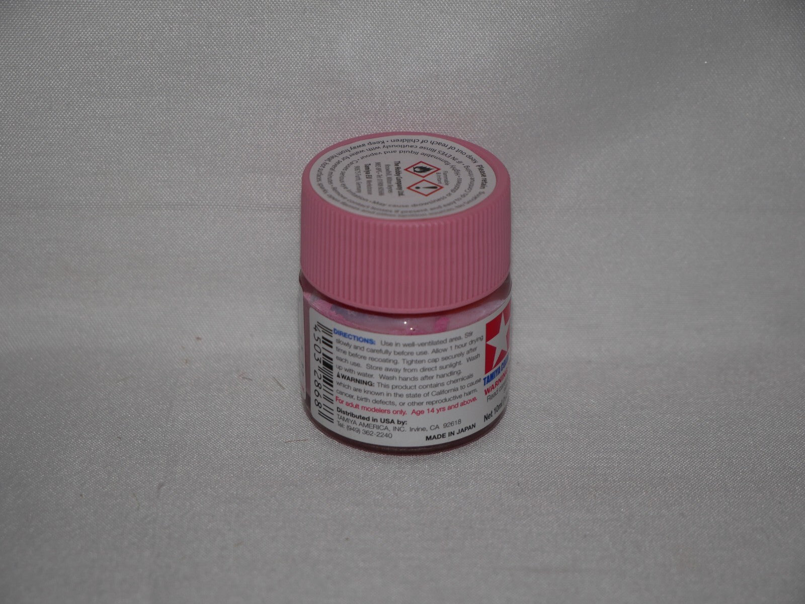 Tamiya Color Acrylic Modeling Paint Mini X-17 Pink 10ml (1/3oz) Glass Jar 81517