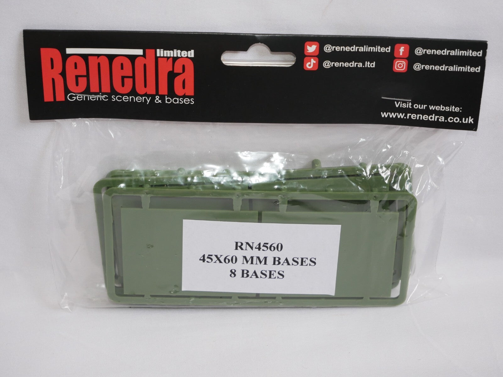 Renedra Limited Generic Scenery & Bases 45 x 60mm Bases 8 Per Pack - RN4560