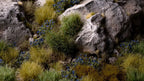 Gamers Grass Wild Blue Flowers Tufts For Wargaming Mini Bases 70 Per Pack GGF-BL
