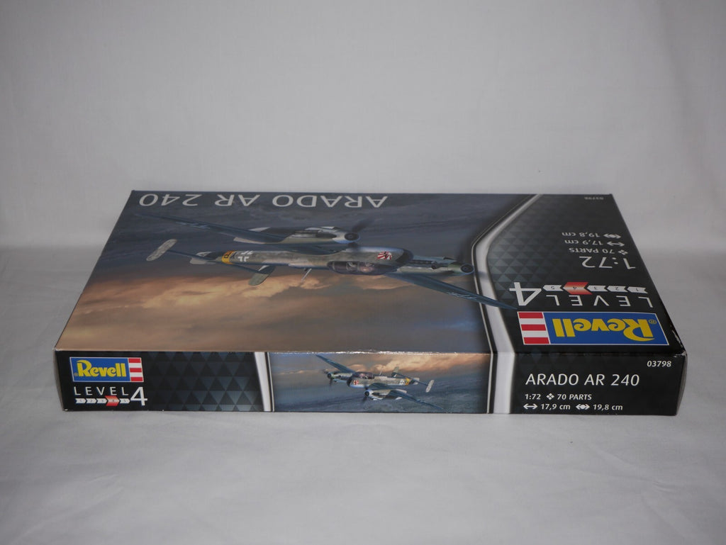 Revell 1:72 Scale WWII Arado AR 240 Model Aircraft Kit Skill Level 4 - 03798