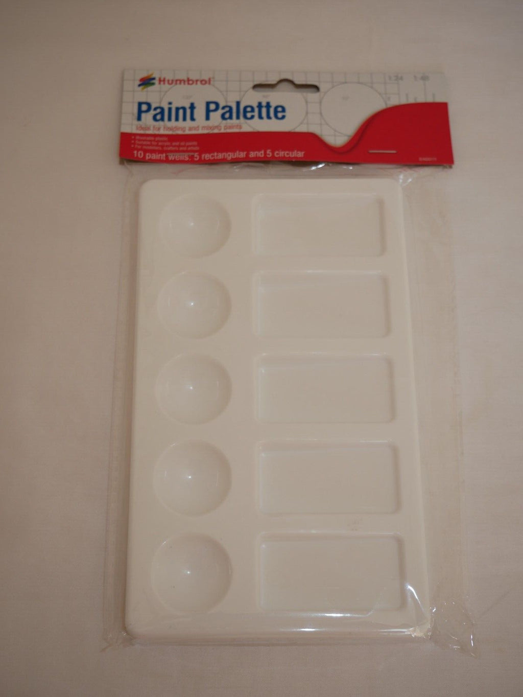 Humbrol Paint Palette For Wargaming & Hobby Painting (10 Paint wells) - AG5111