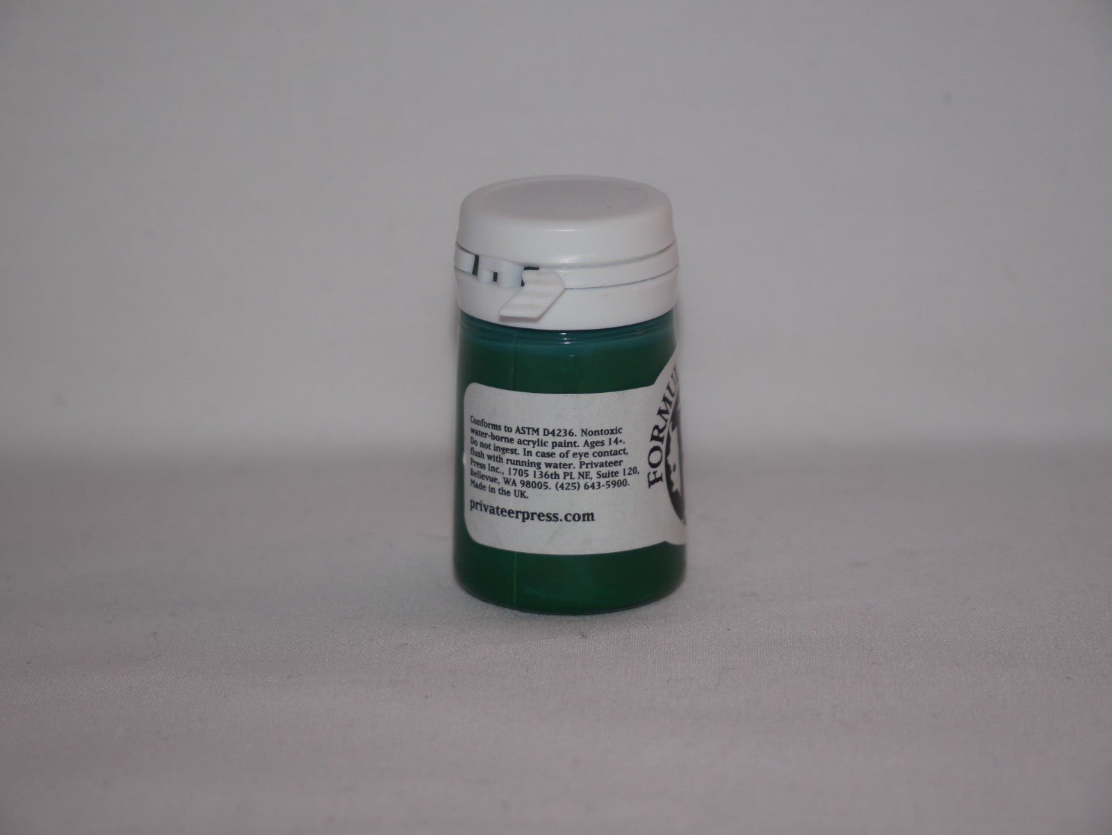 Formula P3 Acrylic Paint Range Gnarls Green (18ml) Flip Top Bottle - PIP 93034