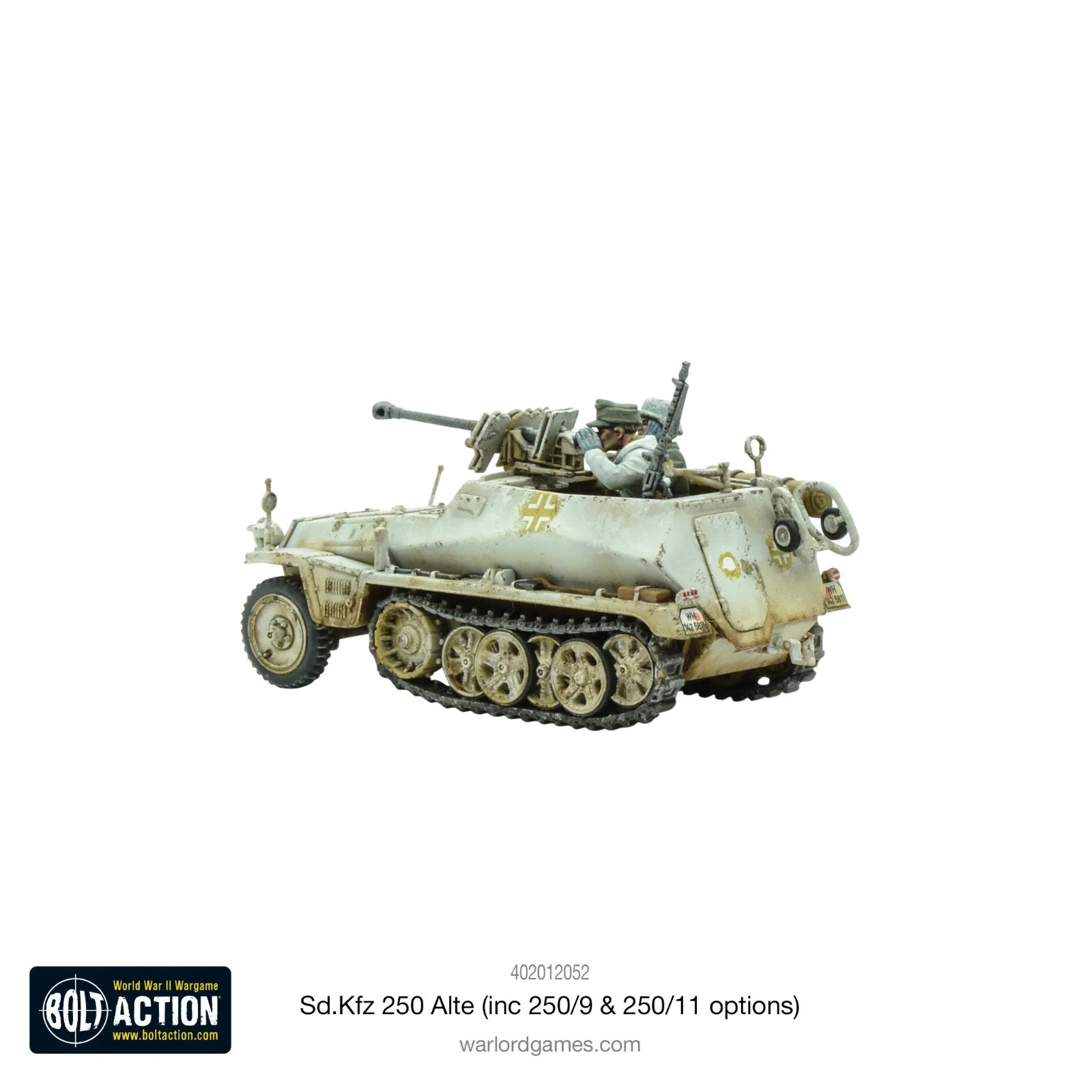 Warlord Games Bolt Action 1:56 Scale WWII SD.KFZ 250 (ALTE) Half-Track - 402012052