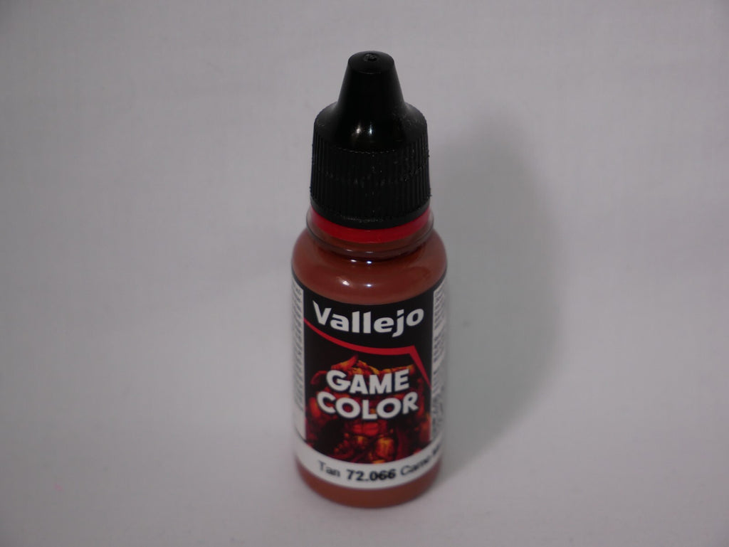 Vallejo Game Color Acrylic Paint Range Tan 18ml/0.6 fl oz Dropper Bottle 72.066