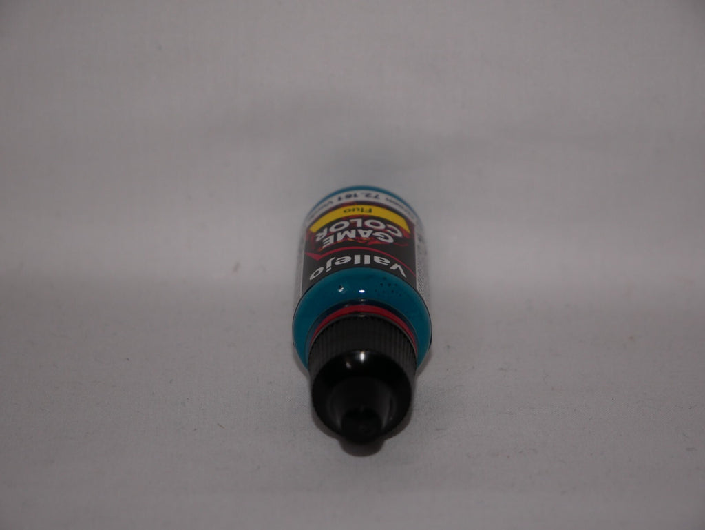 Vallejo Game Color Acrylics Fluorescent Cold Green 18ml Dropper Bottle - 72.161