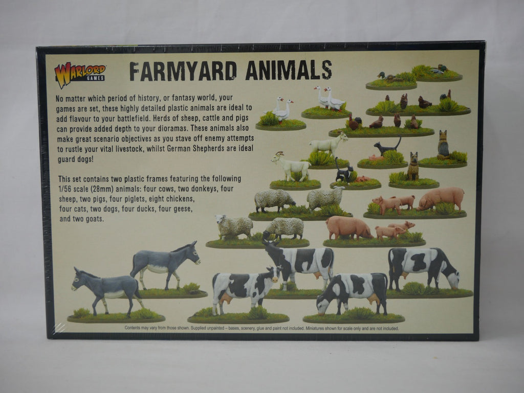 Warlord Games Bolt Action 1:56 Scale Hard Plastic Model Farmyard Animals - EIEIO