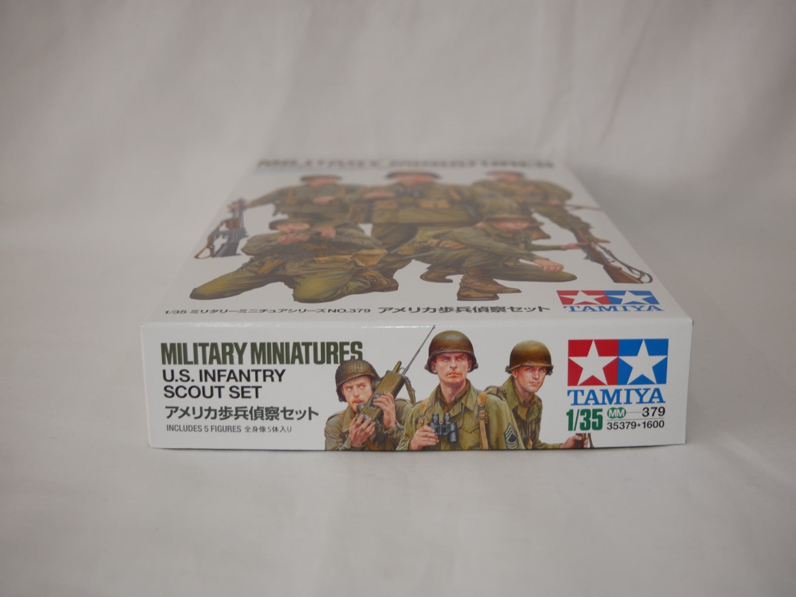 Tamiya Military Miniatures 1:35 Scale WWII US Infantry Scout Figures Set - 35379