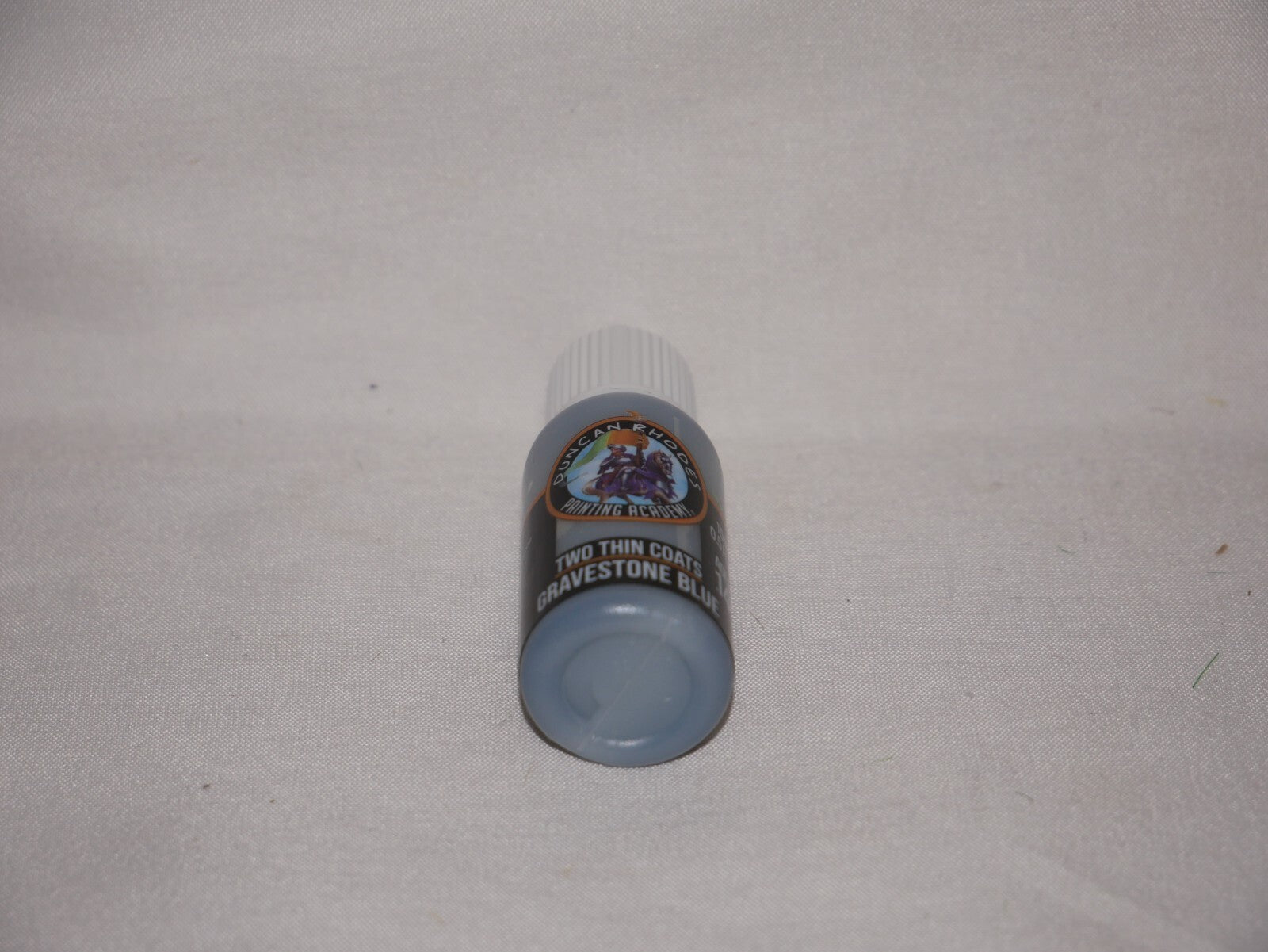 Duncan Rhodes Painting Academy Two Thin Coats Gravestone Blue 15ml Bottle 10051