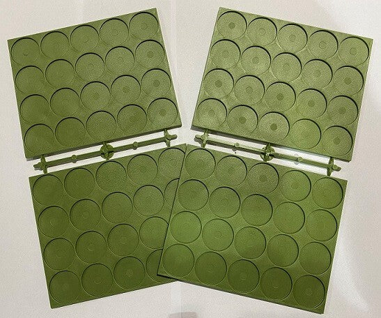 Renedra Ltd Generic Scenery & Bases 25mm Recessed Movement Trays - RN25DIAMOVE20