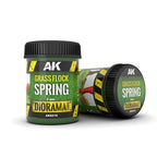AK Interactive Diorama Series 2mm Spring Grass Flock 250ml Plastic Tub - AK8219