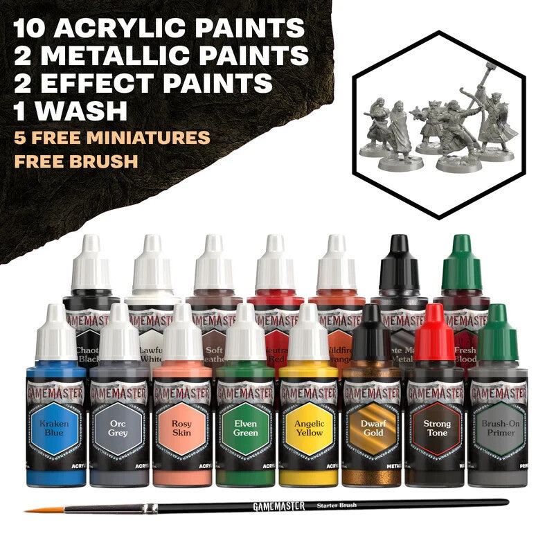 The Army Painter Gamemaster Adventure Starter Role-Playing Paint Set - GM1008