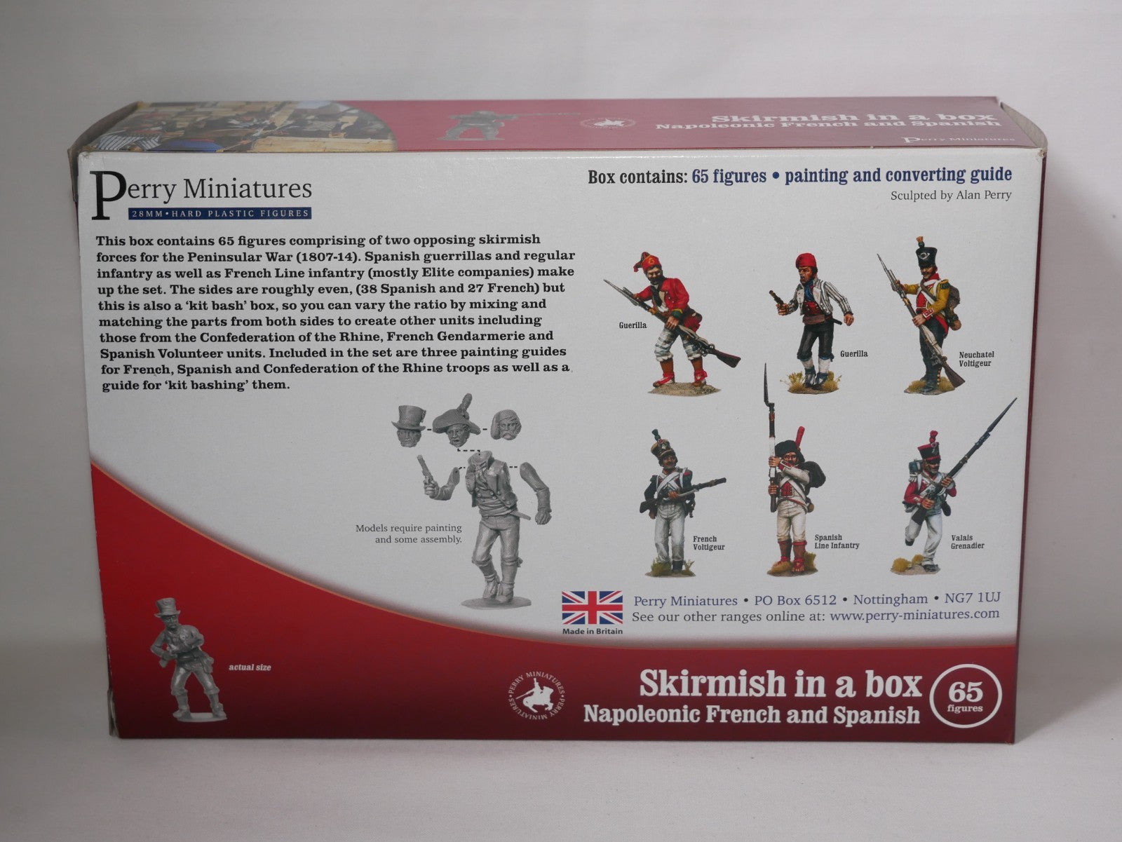 Perry Miniatures 28mm Hard Plastic Skirmish In A box Napoleonic French & Spanish