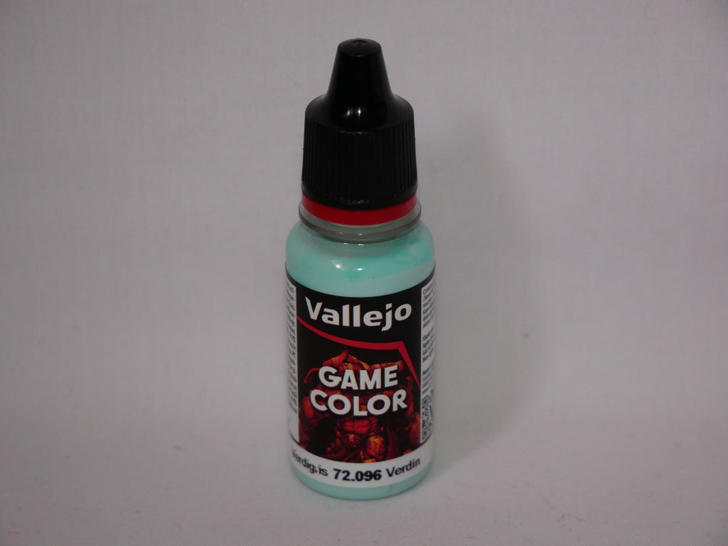 Vallejo Game Color Acrylic Range Verdigris 18ml/0.6 fl oz Dropper Bottle - 72.096
