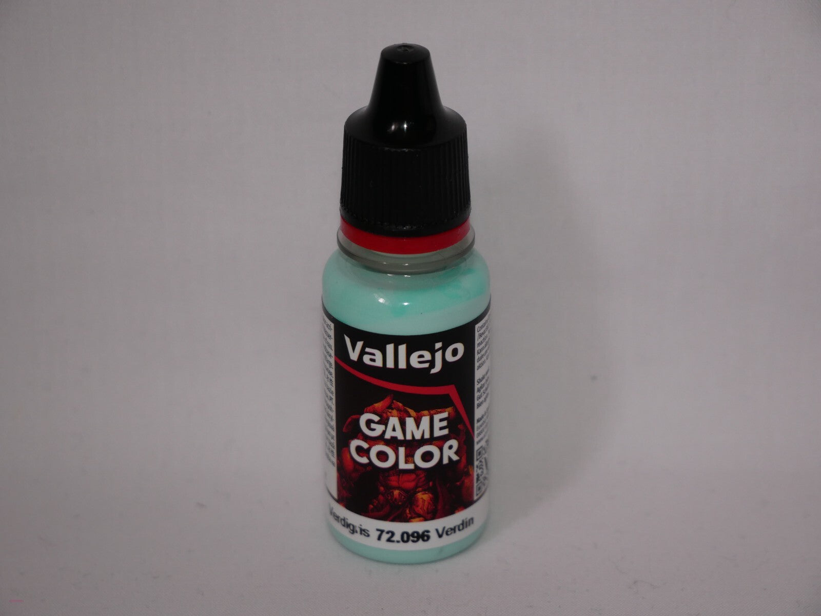 Vallejo Game Color Acrylic Range Verdigris 18ml/0.6 fl oz Dropper Bottle - 72.096