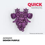 AK Interactive Acrylic Quick Gen Markers For Tabletop Games Demon Purple AKMQ003
