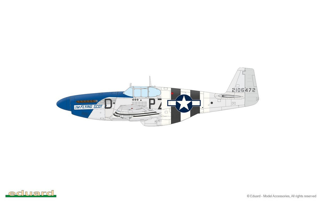 Eduard 1:48 Overlord D-Day P-51B Mustangs Limited Edition Dual Combo Set - 11181