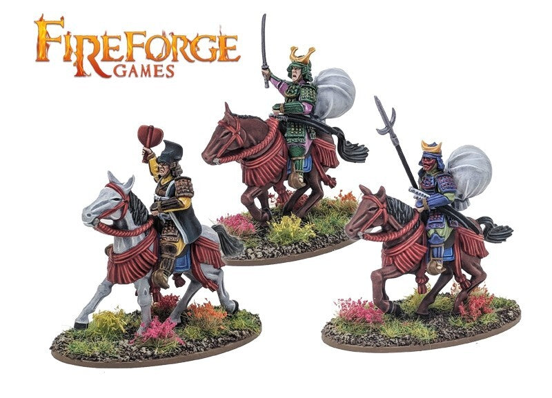 Fireforge Games Samurai Wars 28mm Scale Hard Plastic Samurai Command - SWCO01-BS