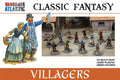 Wargames Atlantic Classic Fantasy 28mm Hard Plastic Villagers Figures - WAACF010