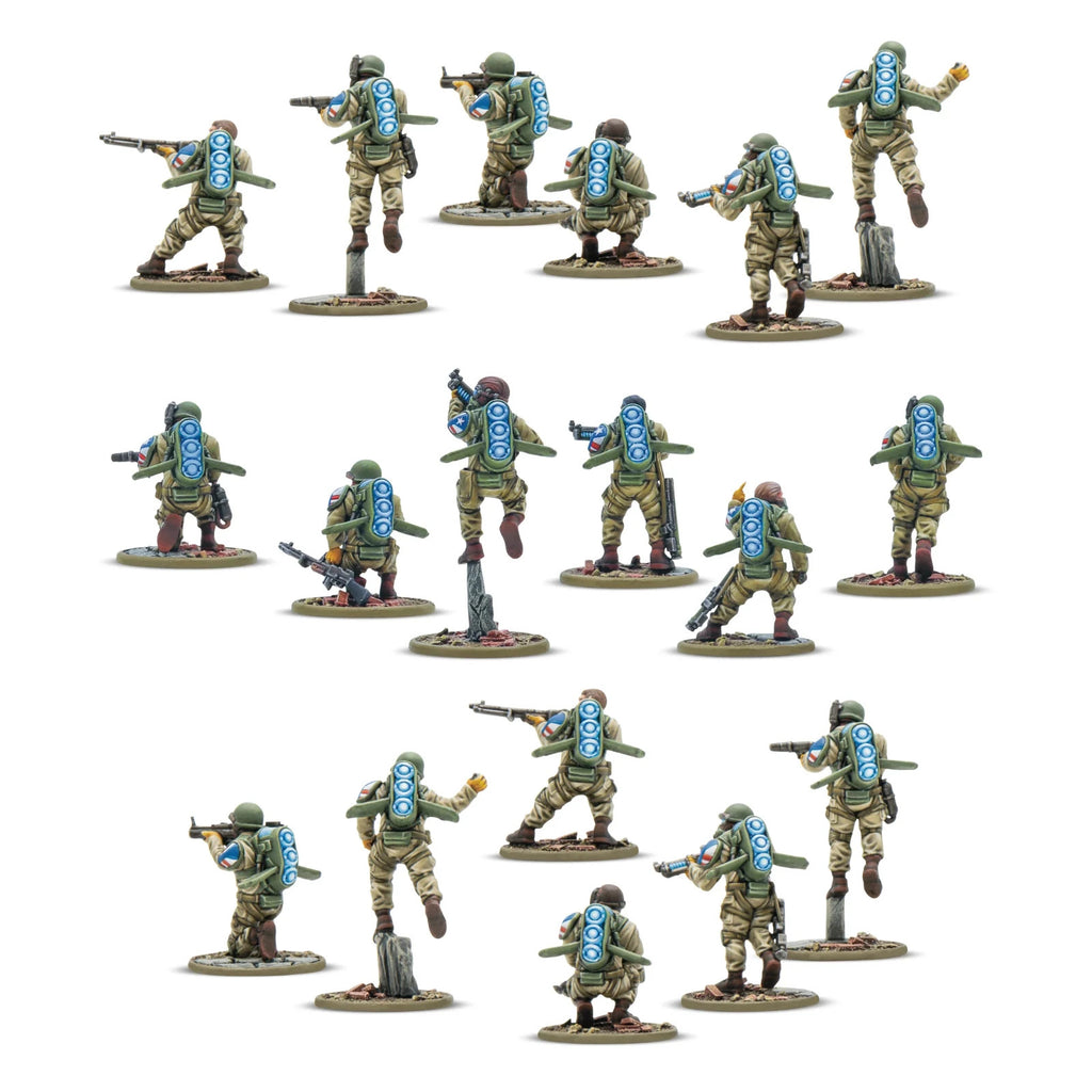Warlord Games Konflikt 47 1:56 Scale US Firefly Airborne Infantry - 452010404