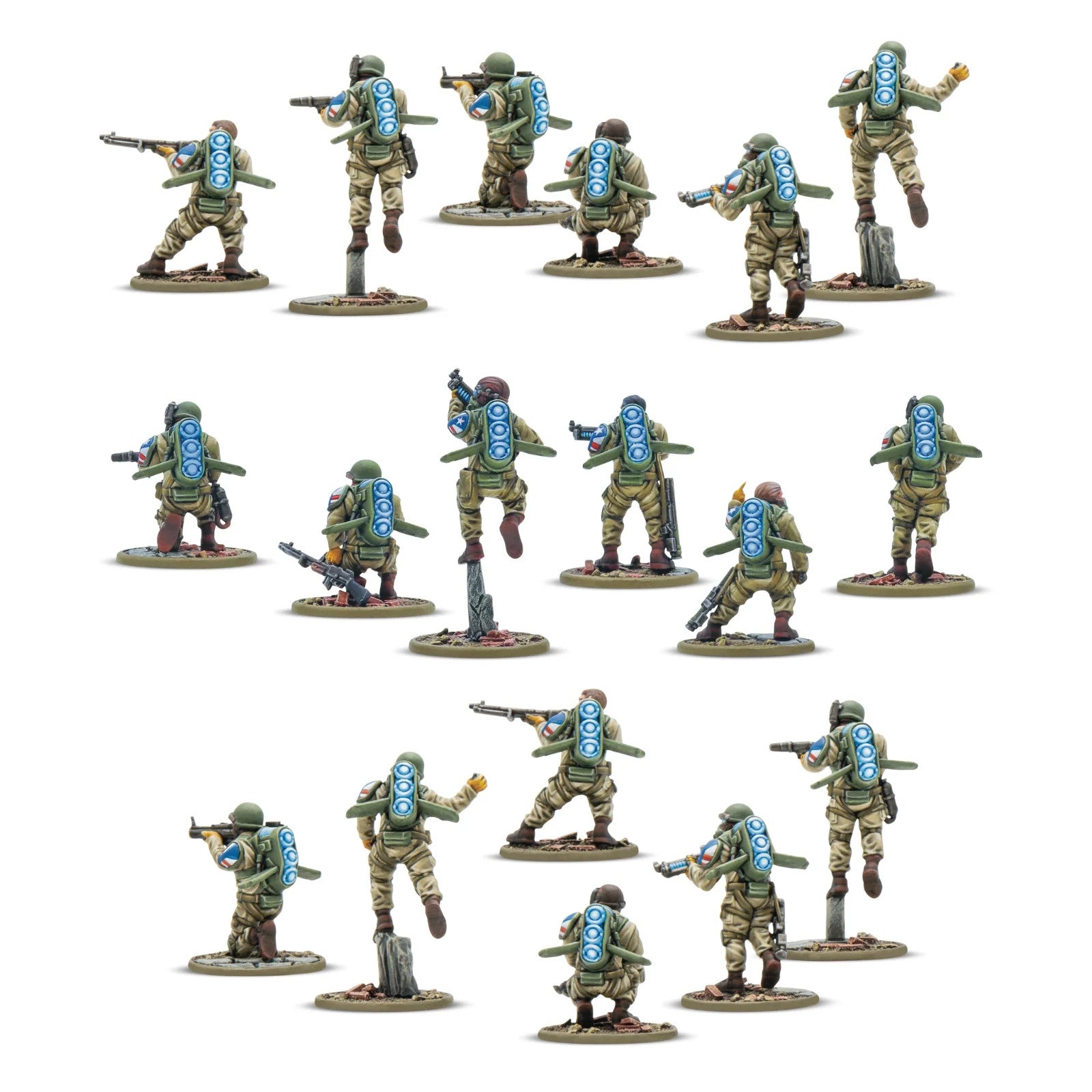 Warlord Games Konflikt 47 1:56 Scale US Firefly Airborne Infantry - 452010404