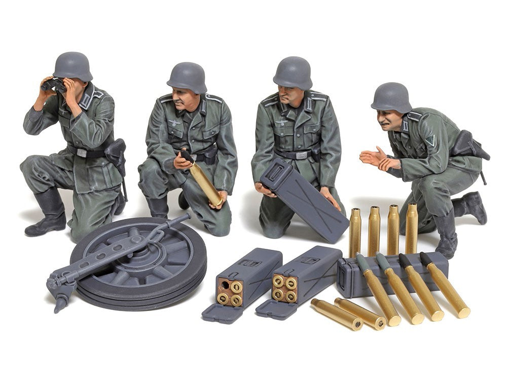 Tamiya 1:35 Scale WWII German 5cm Anti-Tank Gun (Pack38) Plastic Model Kit 35392