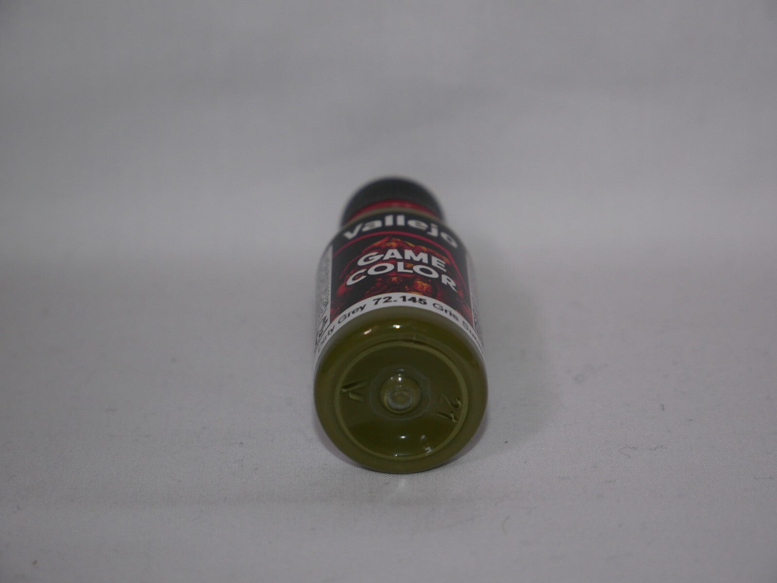 Vallejo Game Color Acrylic Range Dirty Grey 18ml/0.6 fl oz Dropper Bottle 72.145