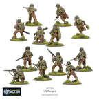 Warlord Games Bolt Action 1:56 US Ranges WWII Elite Light Infantry - 402013016