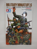 Tamiya Military Miniatures 1:35 Scale WW2 German Assault Troops Infantry - 35030
