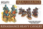 Wargames Atlantic 28mm Hard Plastic Renaissance Heavy Cavalry Figures - WAARN006