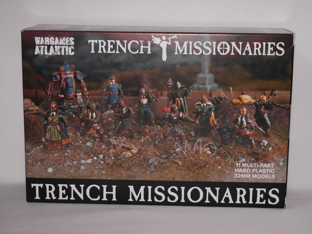Wargames Atlantic 32mm Hard Plastic Trench Missionaries Miniatures - WAATW001