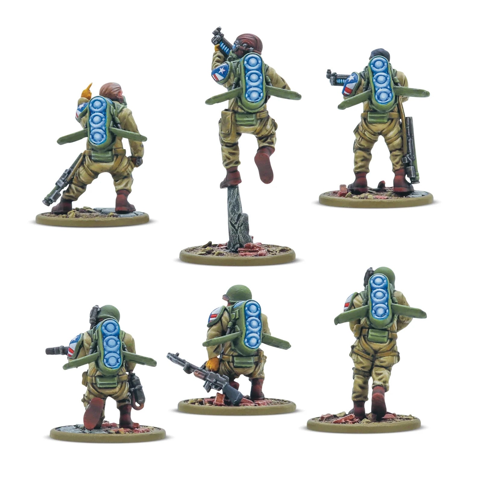 Warlord Games Konflikt 47 1:56 Scale US Firefly Airborne Infantry - 452010404