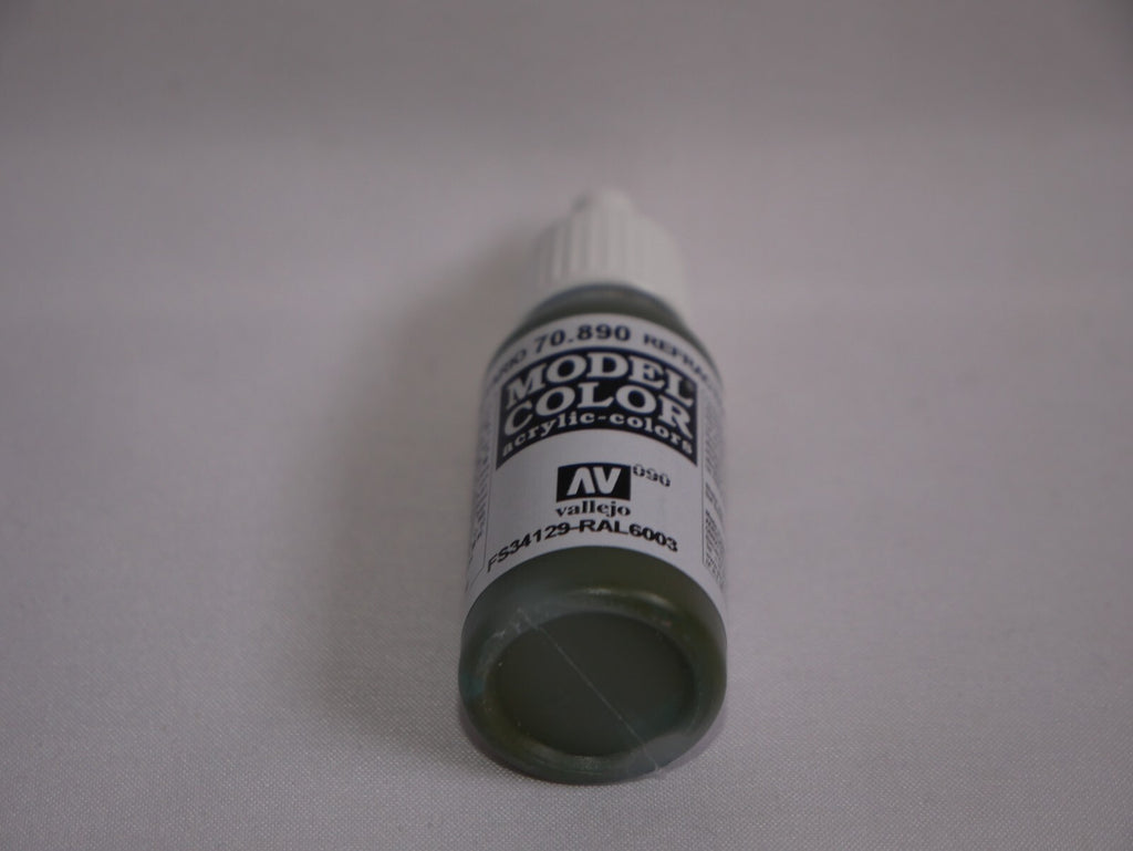 Vallejo Model Color Refractive Green Acrylic 17ml/0.57 fl oz Dropper - 70.890