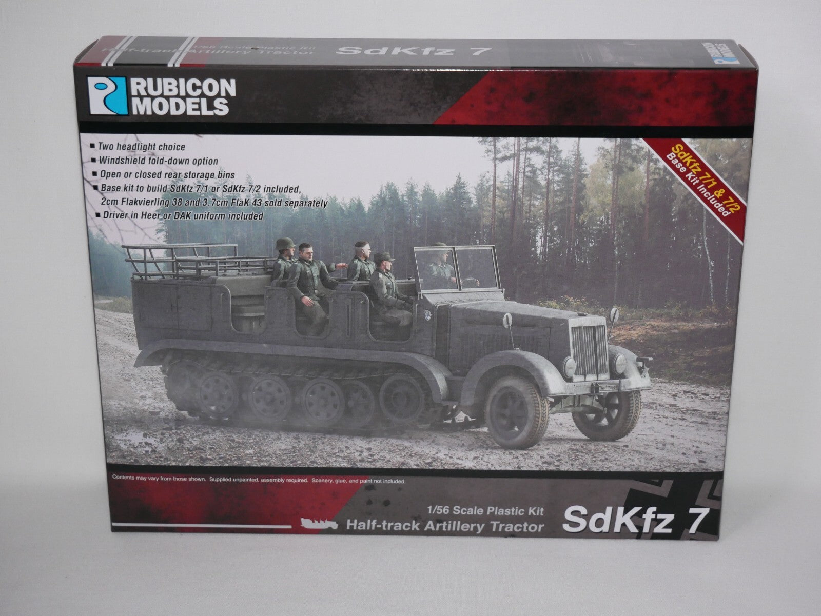 Rubicon Models 1:56 Scale German SdKfz 7 Half-Track Artillery Tractor - 280065