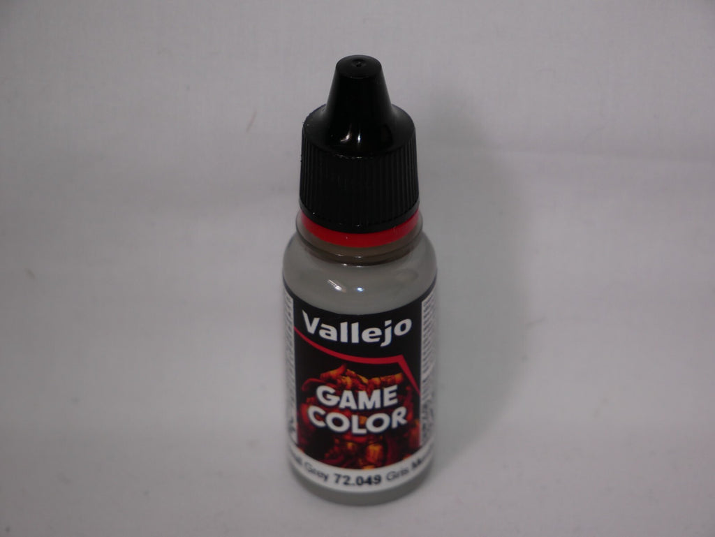 Vallejo Game Color Acrylics Stonewall Grey 18ml/0.6 fl oz Dropper Bottle 72.049