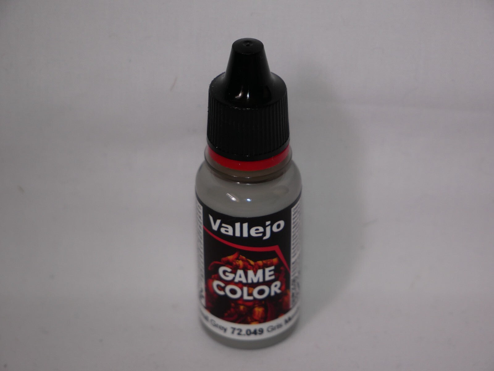 Vallejo Game Color Acrylics Stonewall Grey 18ml/0.6 fl oz Dropper Bottle 72.049