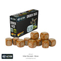 Warlord Games Bolt Action 1:56 Scale 12 Brown Coloured Order Dice - (402616013)