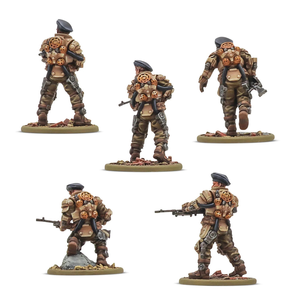 Warlord Games Konflikt 47 1:56 Scale Galahad Armoured Infantry Squad - 452200601
