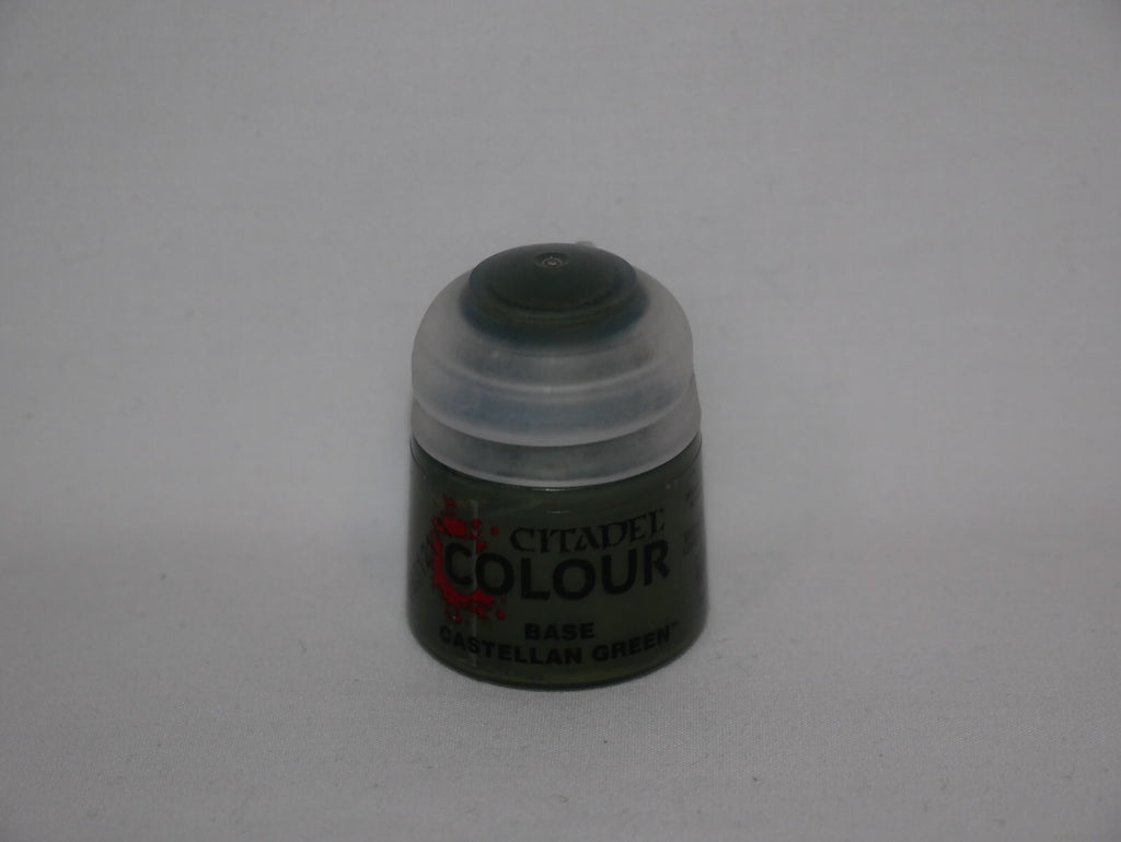 Games Workshop Citadel Colour Base Castellan Green Acrylic 12ml Paint Pot 21-14