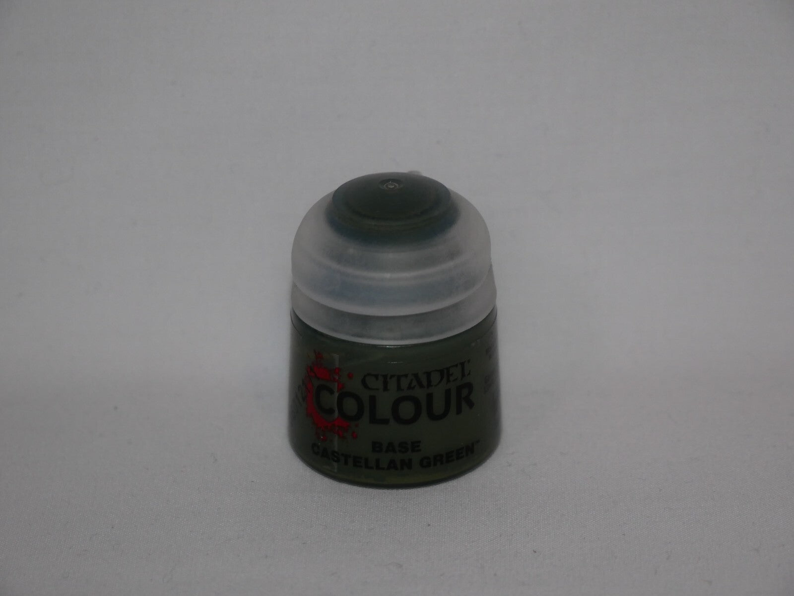 Games Workshop Citadel Colour Base Castellan Green Acrylic 12ml Paint Pot 21-14
