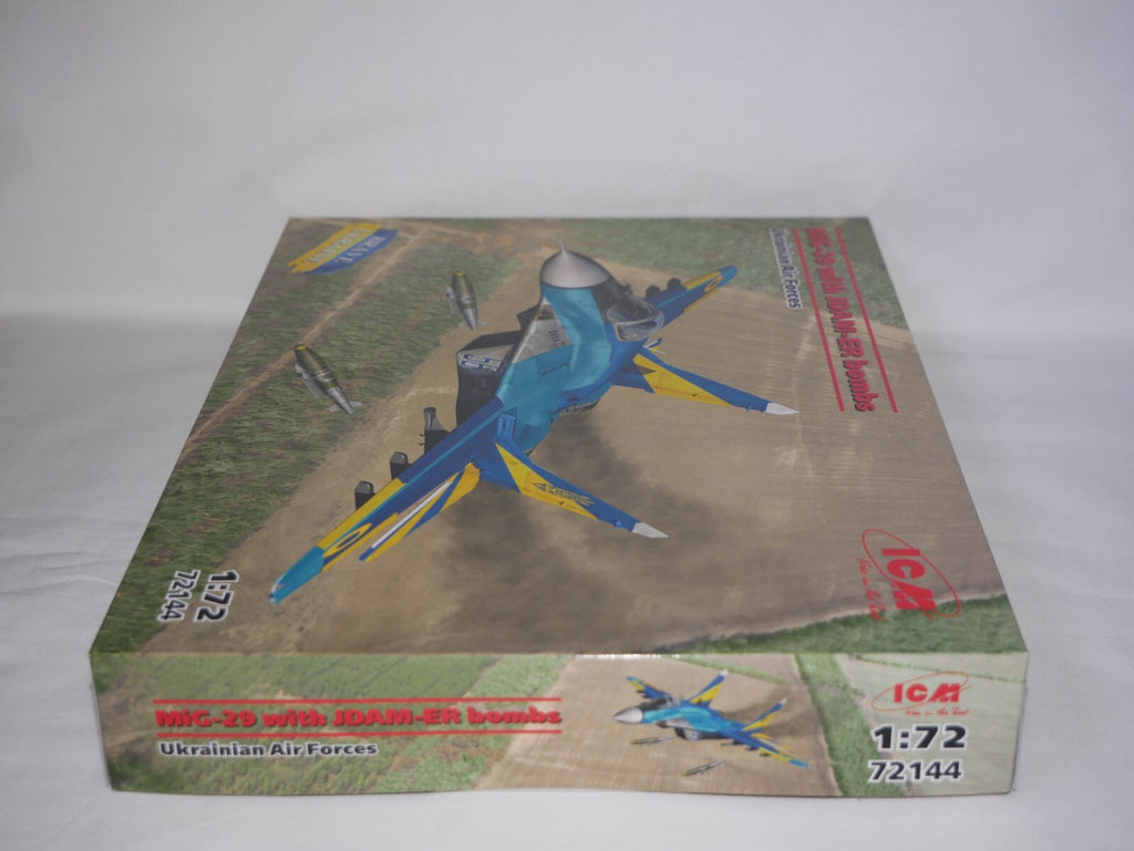 ICM 1:72 Scale Mikoyan MiG-29 With JDAM-ER Bombs Ukrainian Air Forces - 72144