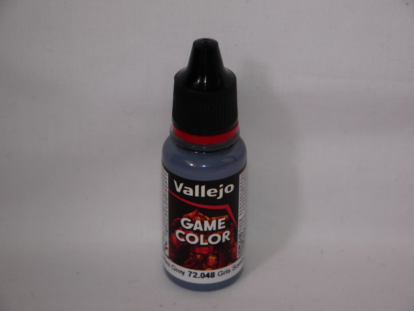 Vallejo Game Color Acrylics Sombre Grey 18ml/0.6 fl oz Dropper Bottle - 72.048